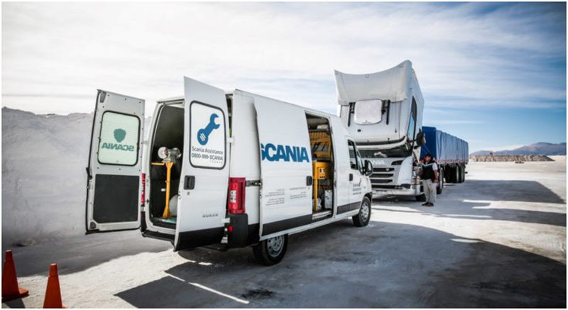 SCANIA operando a toda máquina